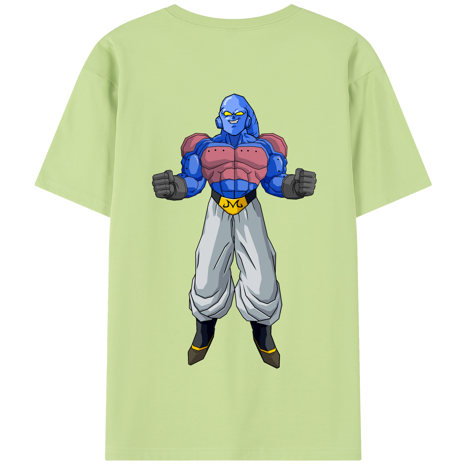 （画像用） ドラゴンボール 魔人ブウ DRAGON BALL Majin Buu 綿100％半袖Tシャツ（背面プリント）